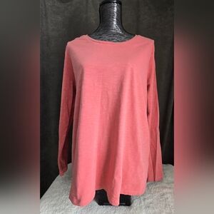 Women's Coral Long Sleeve Top